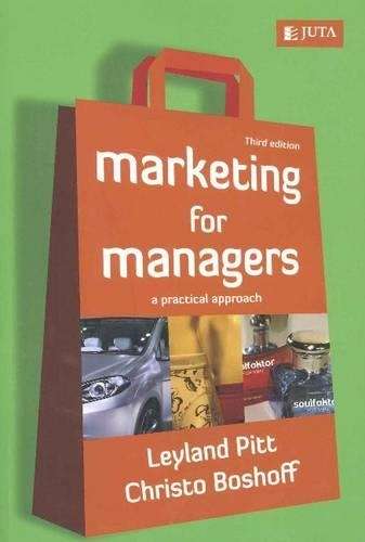 Marketing for managers - Leyland Pitt
