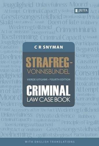 STRAFREG VONNISBUNDEL CRIMINAL LAW SECONDHAND - SNYMAN,CR
