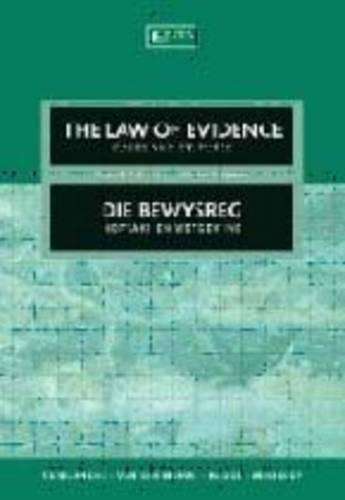 The Law of Evidence: Cases and Statutes / Die Bewysreg: Hofsake En W - D.P. van der Merwe