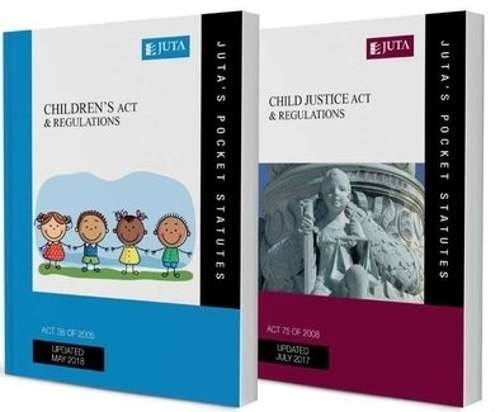 Childrens Act & Child Justice Act & Regulations : Set of 2 Volumes - JUTASPOCKETSTATUTES