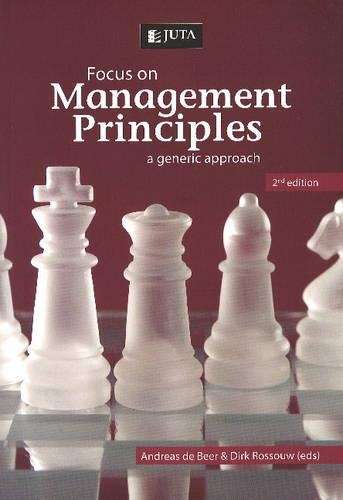 Focus on Management Principles - DEBEER,A