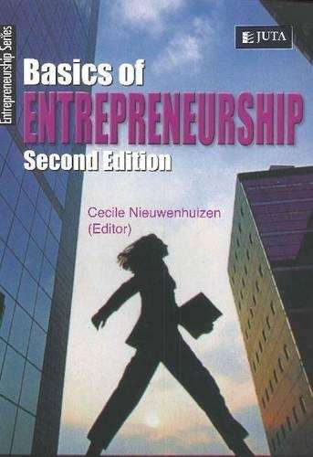 Basics of Entrepreneurship - NIEUWENHUIZEN,C