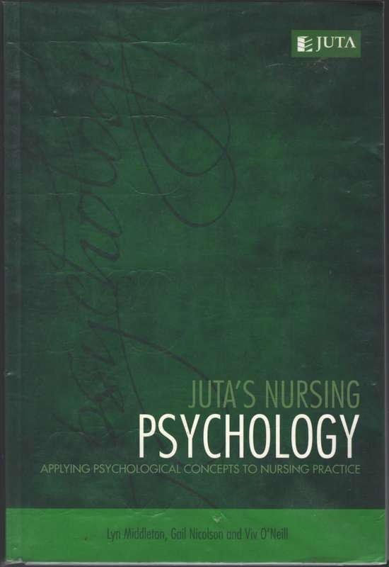 JUTA NURSING PSYCHOLOGY SECONDHAND - MIDDLETON