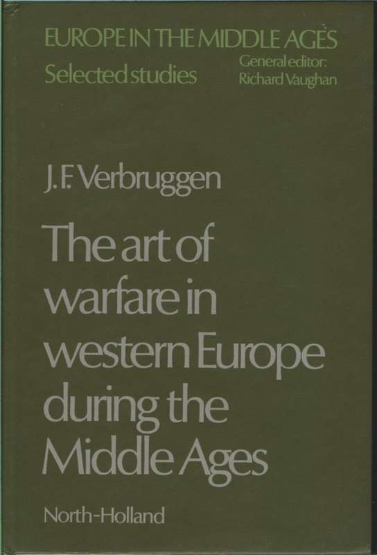 ART OF WARFARE IN WEST EUROPE SECOND HAND SECONDHAND - VERBRUGGEN,J