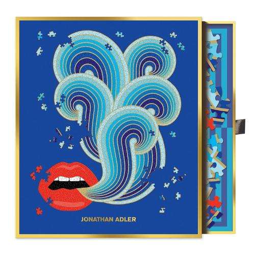 Jonathan Adler 750 Piece Lips Shaped Puzzle - Galison
