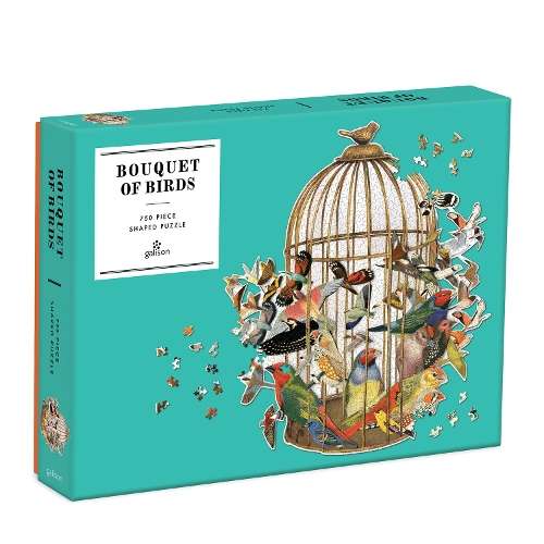 Bouquet of Birds 750 Piece Shaped Puzzle - Galison