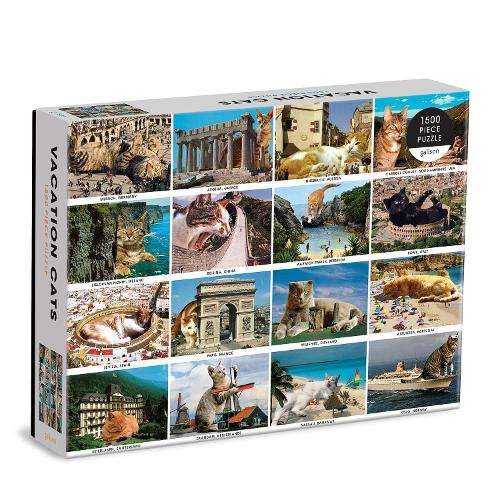 Vacation Cats 1500 Piece Puzzle - Galison