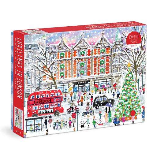 Michael Storrings Christmas in London 1000 Piece Puzzle - Galison