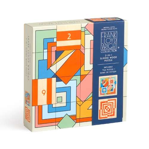 Frank Lloyd Wright Imperial Hotel 2-in-1 Sliding Wood Puzzle - Frank Lloyd Wright Foundatio