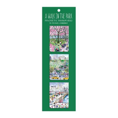 Michael Storrings Walk in the Park Magnetic Bookmarks - Galison