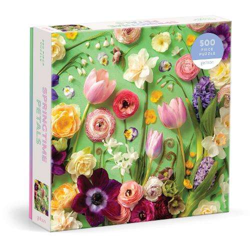 SpringtimeÂ Petals 500 Piece Puzzle - Galison