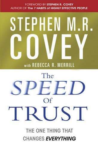 The Speed of Trust - Stephen M. R. Covey