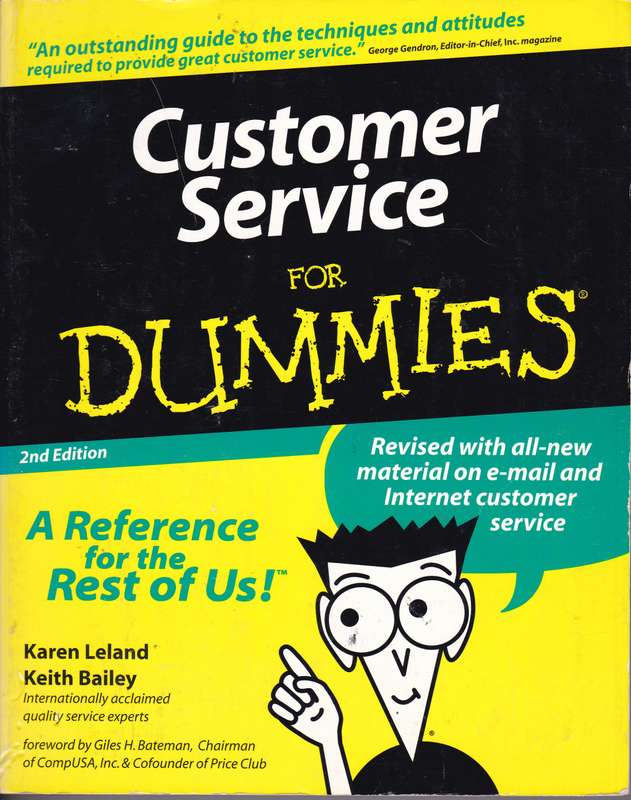CUSTOMER SERVICE FOR DUMMIES SECONDHAND - DUMMIES