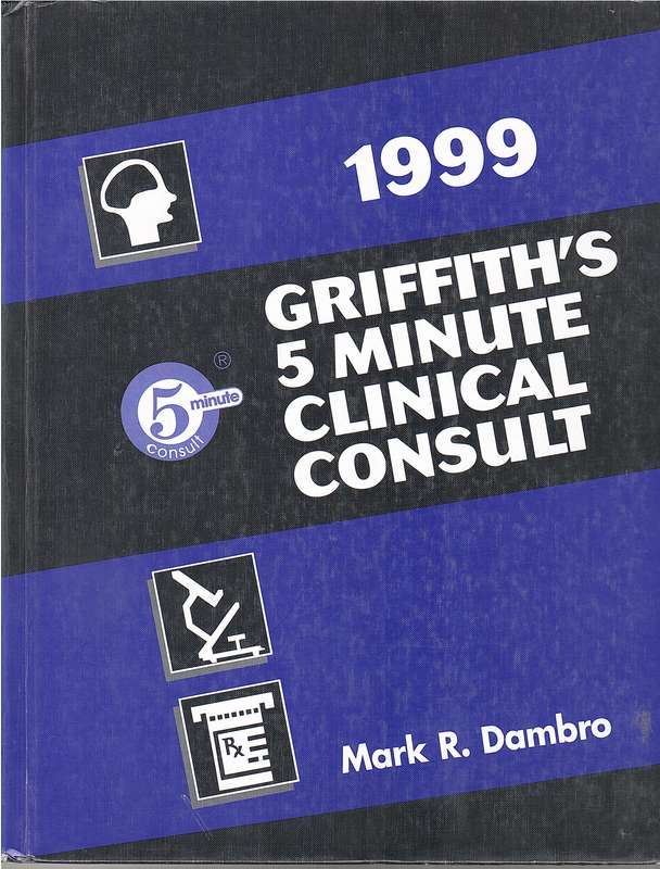 1999 GRIFFITHS FIVE MIN CLINICAL CONSULT SECONDHAND - DAMBRO
