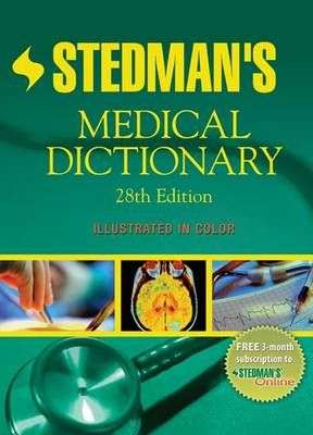 STEDMANS MEDICAL DICT SECONDHAND - STEDMAN