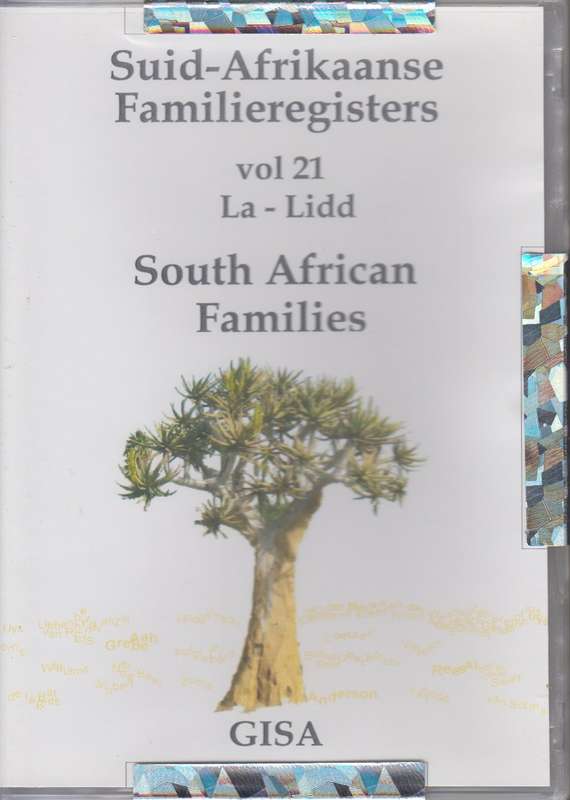 Suid-afrikaanse familie registers vol21 - Gisa