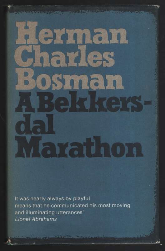 A Bekkersdal Marathon - Bosman, Herman Charles
