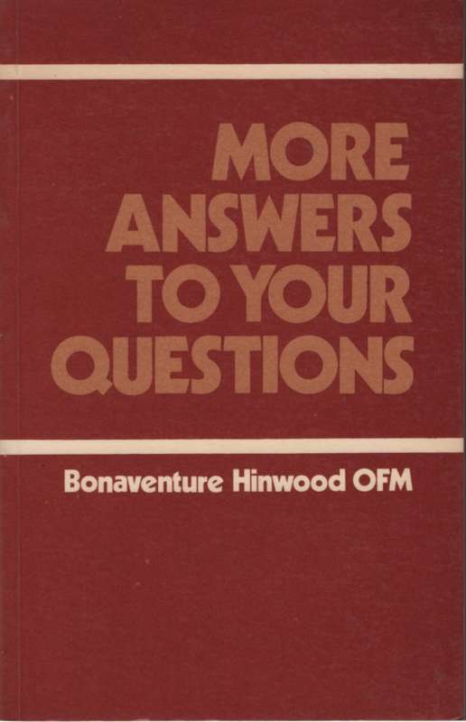 MORE ANSWERS TO YOUR QUESTIONS SECONDHAND - HINWOOD,B