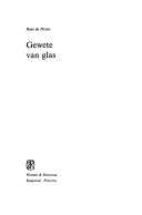 Gewete Van Glas - Hans Du Plessis