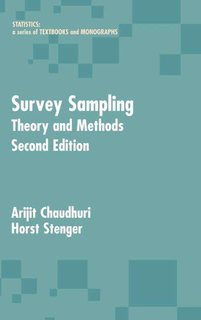 Survey Sampling - Arijit Chaudhuri
