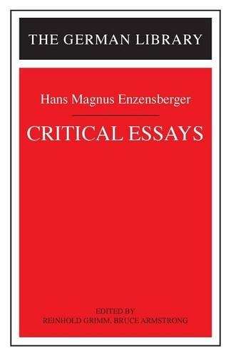 Critical Essays - Hans Magnus Enzensberger