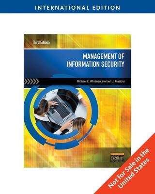 Management of Information Security - Michael Whitman