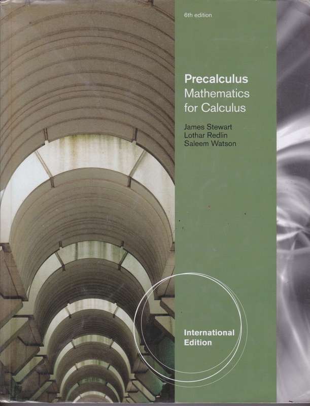 PRECALCULUS MATH FOR CALCULUS SECONDHAND - STEWART,J