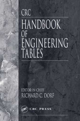 CRC Handbook of Engineering Tables - Richard C. Dorf