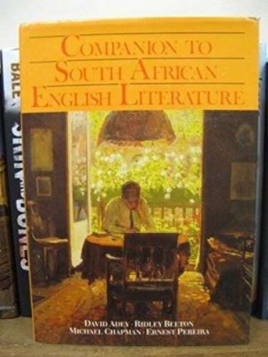 Companion to South African English Literature - ADEY,D