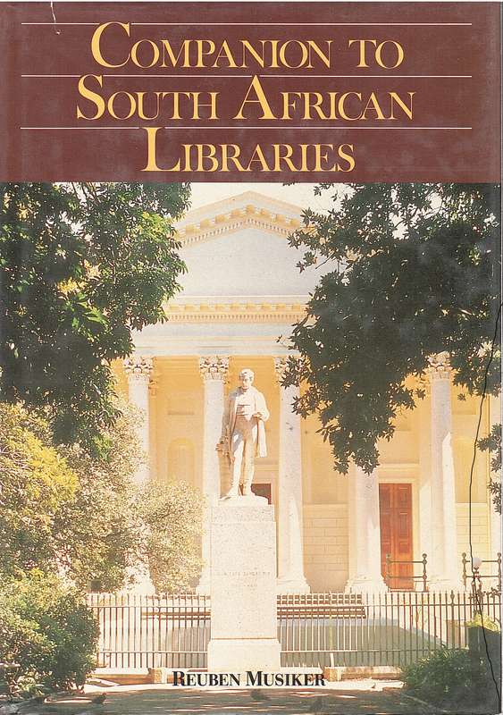Companion to South African Libraries - Reuben Musiker