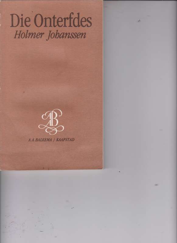 DIE ONTERFDES SECONDHAND - JOHANSSEN