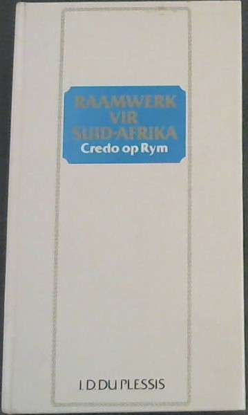 RAAMWERK VIR SUID AFRIKA - DUPLESSIS,I