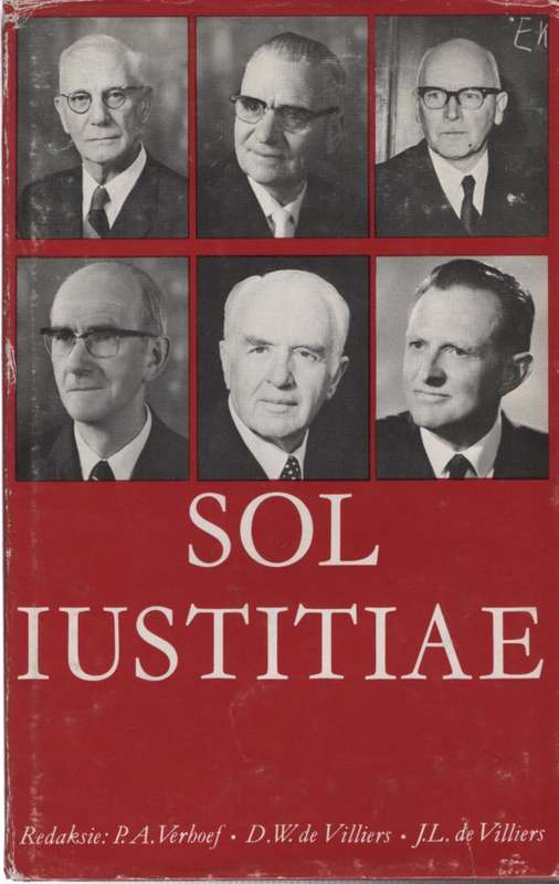 SOL IUSTITIAE 2DE HANDS SECONDHAND - VERHOEF,PA