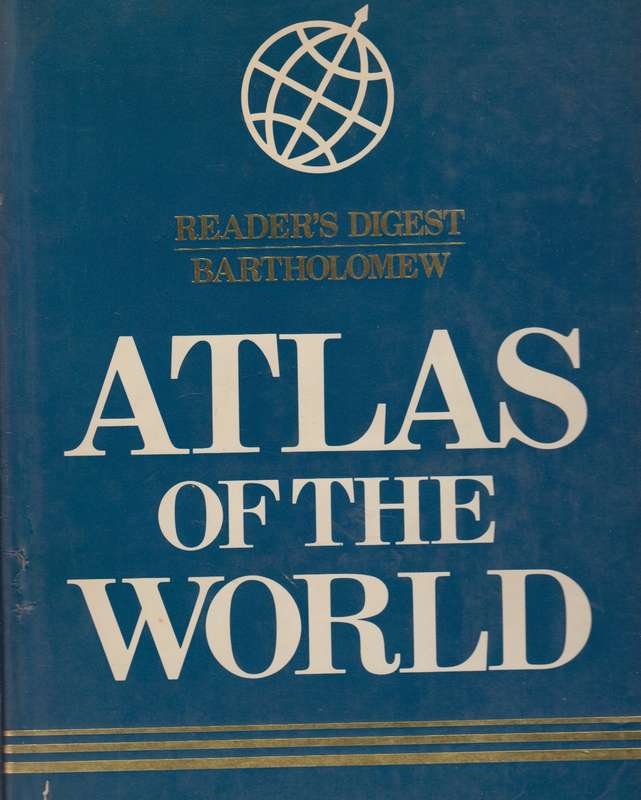 ATLAS OF THE WORLD READERS DIGEST BARTH SECONDHAND - READERS-DIGEST