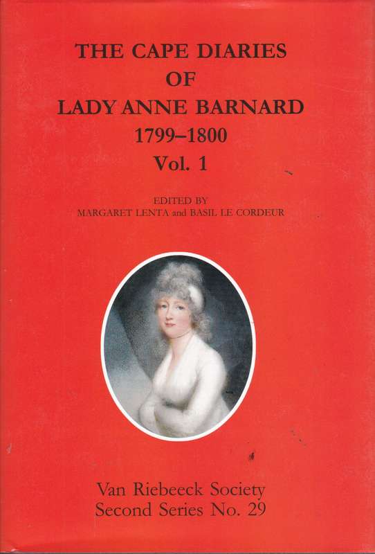 VRS229 LADY ANNE BARNARD DIARIES V1 1799 - VRS229-RED