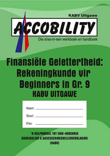 ACCOBILITY REKENINGKUNDE VIR BEGINNERS - EMS-GR9