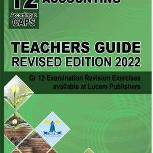 Grade 12 Advanced Accounting Teacher's Guide - AA12TG