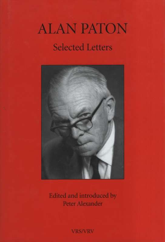 VRS2 40 ALAN PATON SEL LETTERS - PATON,A