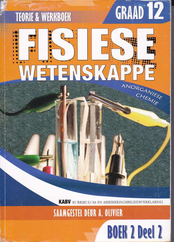 OLIVIER FISIESE WETENSKAPPE GR12 BK2DL2 SECONDHAND - PS-GR12