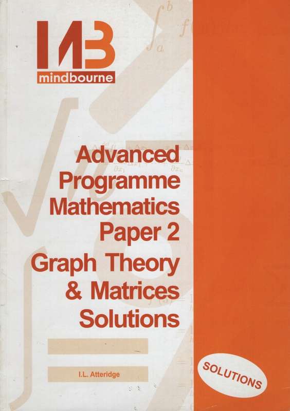MINDBOURNE GRAPH&MATRICES SOLUTIONS TG - MATHS-GR12