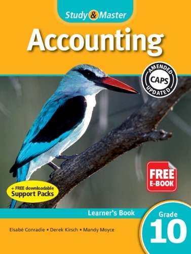 Study and Master Accounting Grade 10 Caps Learner's Book - ACC-GR10