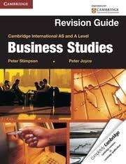 Cambridge International AS and A Level Business Studies Revision Gui - Peter Stimpson