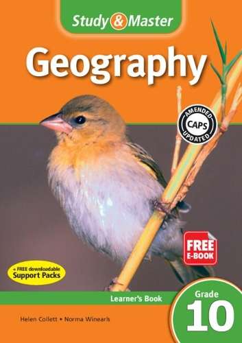 Study & Master Geography Learner's Book Grade 10 - GEO-GR10