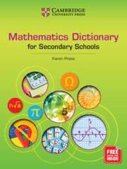 CAMBRIDGE MATH DICT FOR SCHOOL - BOLT,B