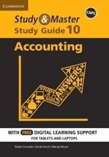 Study and Master Accounting Study Guide Grade 10 - CAMBRIDGE