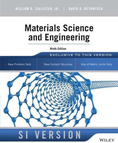 MATERIALS SCIENCE ENGINEERS SI 9ED BOOK SECONDHAND - CALLISTER,WD