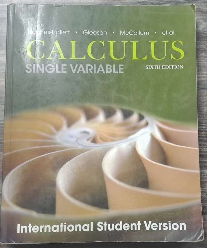 CALCULUS SINGLE VARIABLE SECONDHAND - HUGHES-HALLET,D