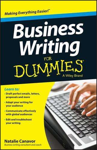 Business Writing for Dummies - Natalie C. Canavor