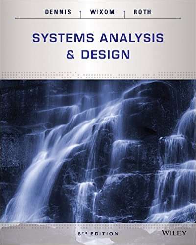 SYSTEMS ANALYSIS & DESIGN 6ED 2H SECONDHAND - DENNIS,A