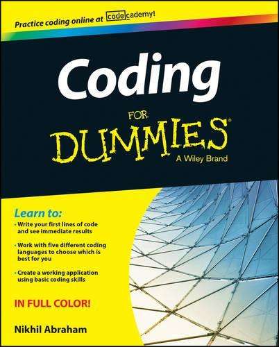 Coding For Dummies - Nikhil Abraham